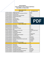 Jadwal Acara PKP TM 2