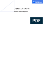 La Danza de Los Signos - Nociones de Semiótica General