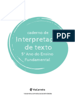 Atividades de interpretacao de texto - 5º ano