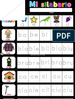 Llvero Silabario para Trazar