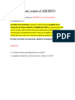 Argumentos en Contra Del Aborto