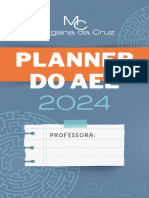 Planner do AEE 2024 Professora