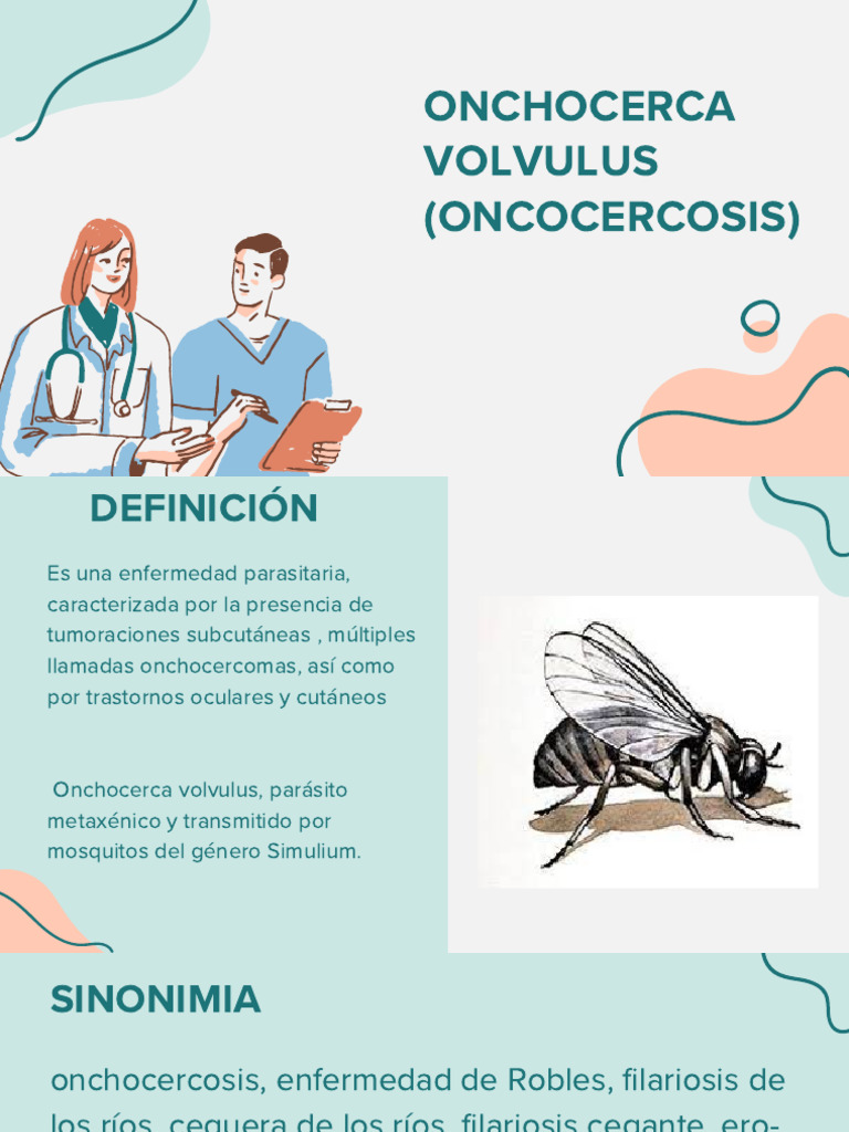 Oncocercosis: Enfermedad y Tratamiento | PDF | Especialidades Medicas ...