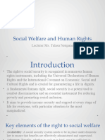 Social Welfare and Human Rights