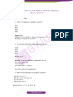 CBSE-Class-10-Maths-Chapter-4-Quadratic-Equations-Objective-Questions