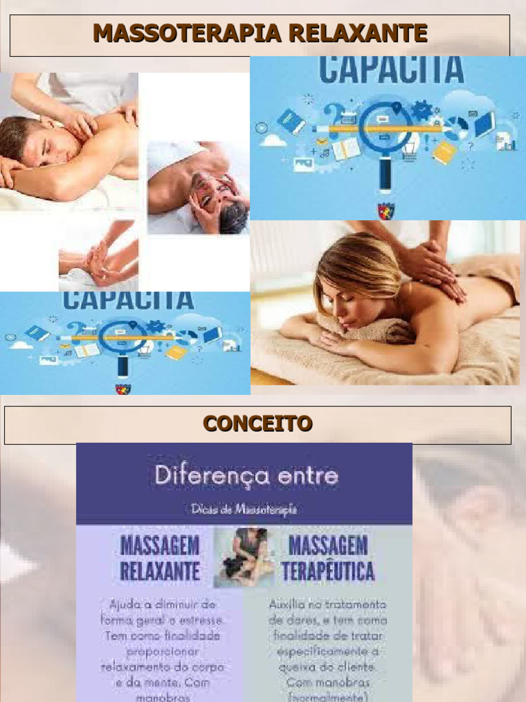 Massoterapia Relaxante | PDF | Massagem | Medicina Clínica