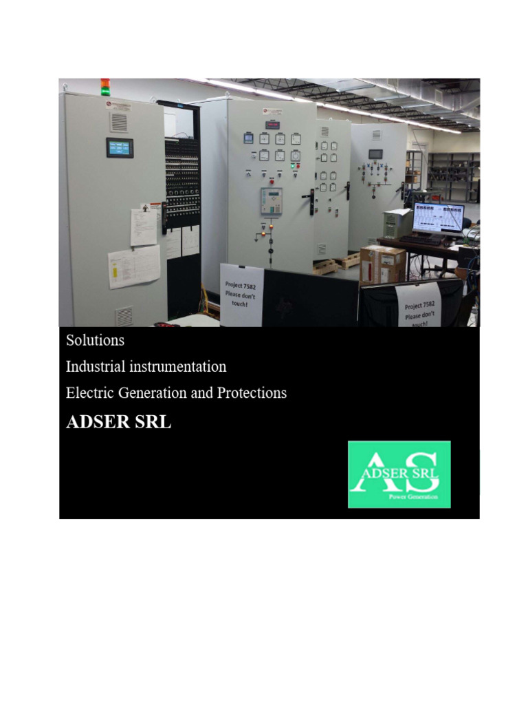 ADSER: Turnkey Power Solutions | PDF | Power Station | Instrumentation