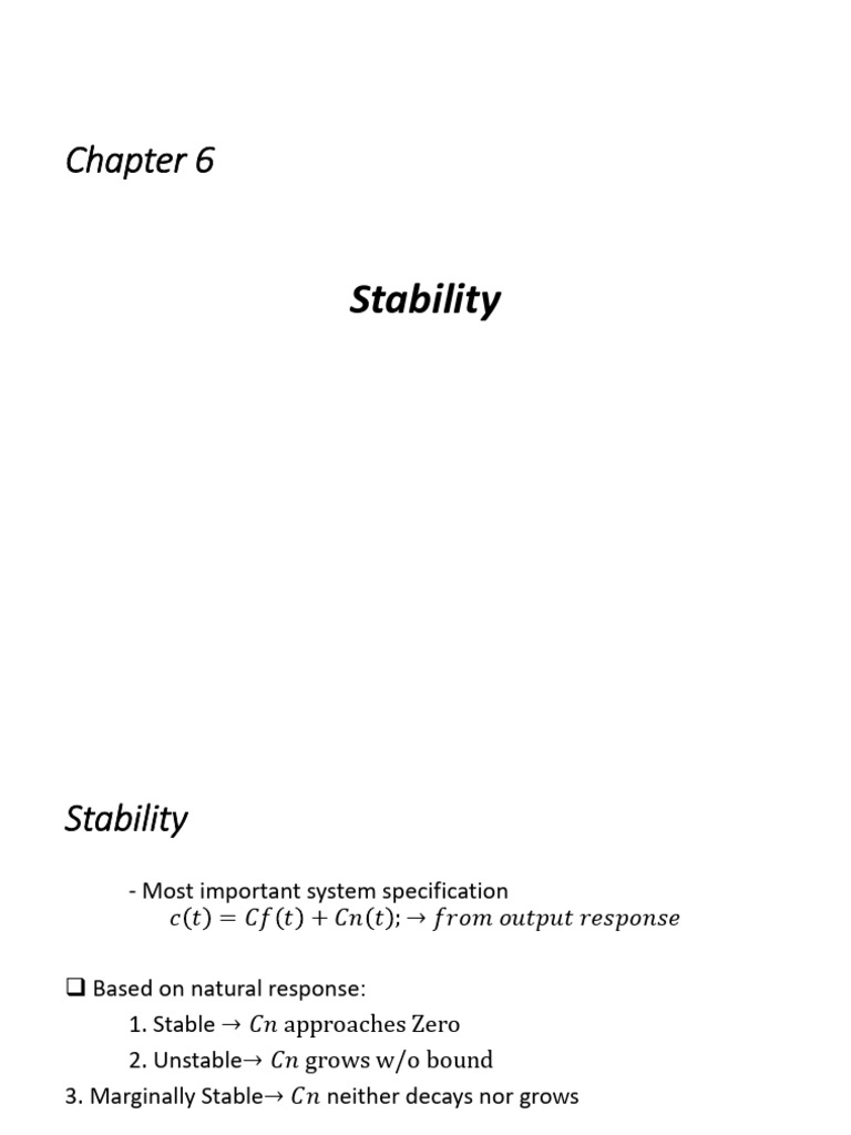 Stability | Download Free PDF | Algorithms | Mathematical Objects