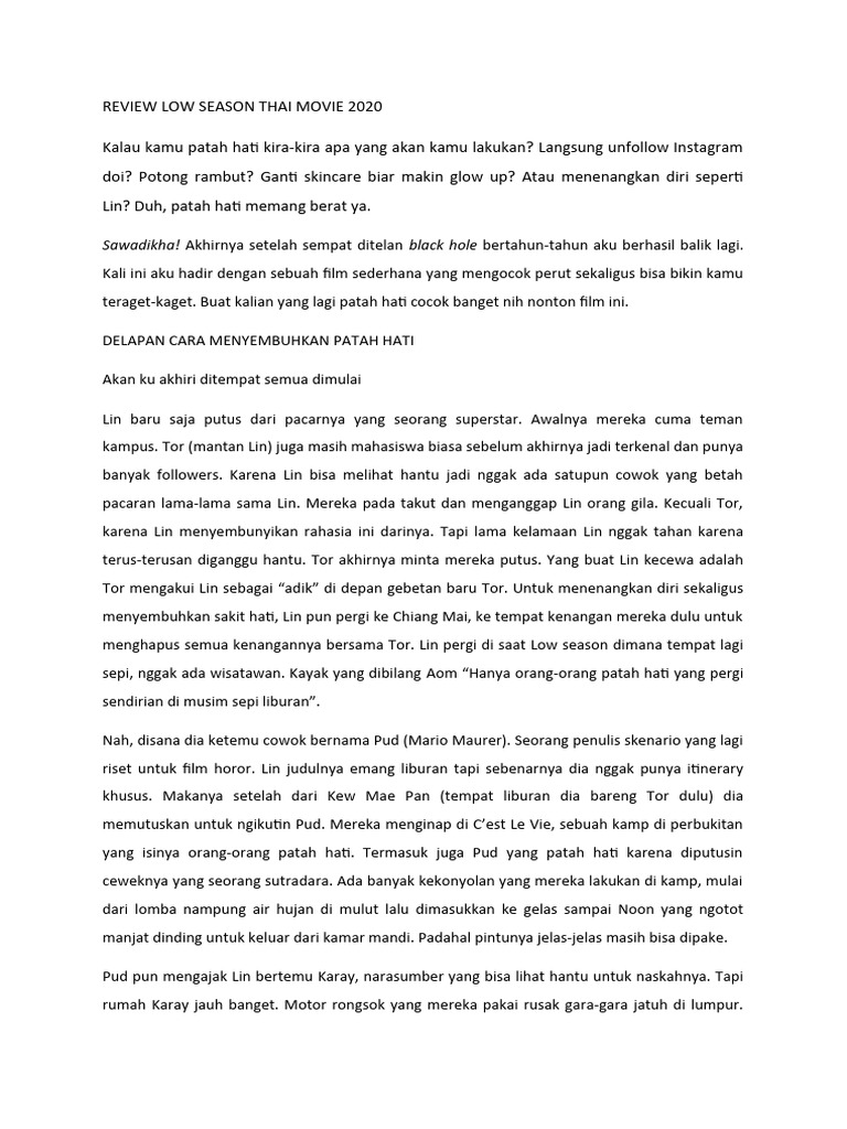 Review low season thai movie 2020 pdf
