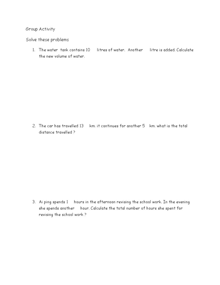 Group Activity | PDF