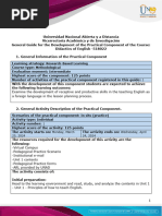 Activity Guide for the Development of the Practical Component and Evaluation Rubric - Unit 1 - Phase 3 - How to teach productive skills (1)