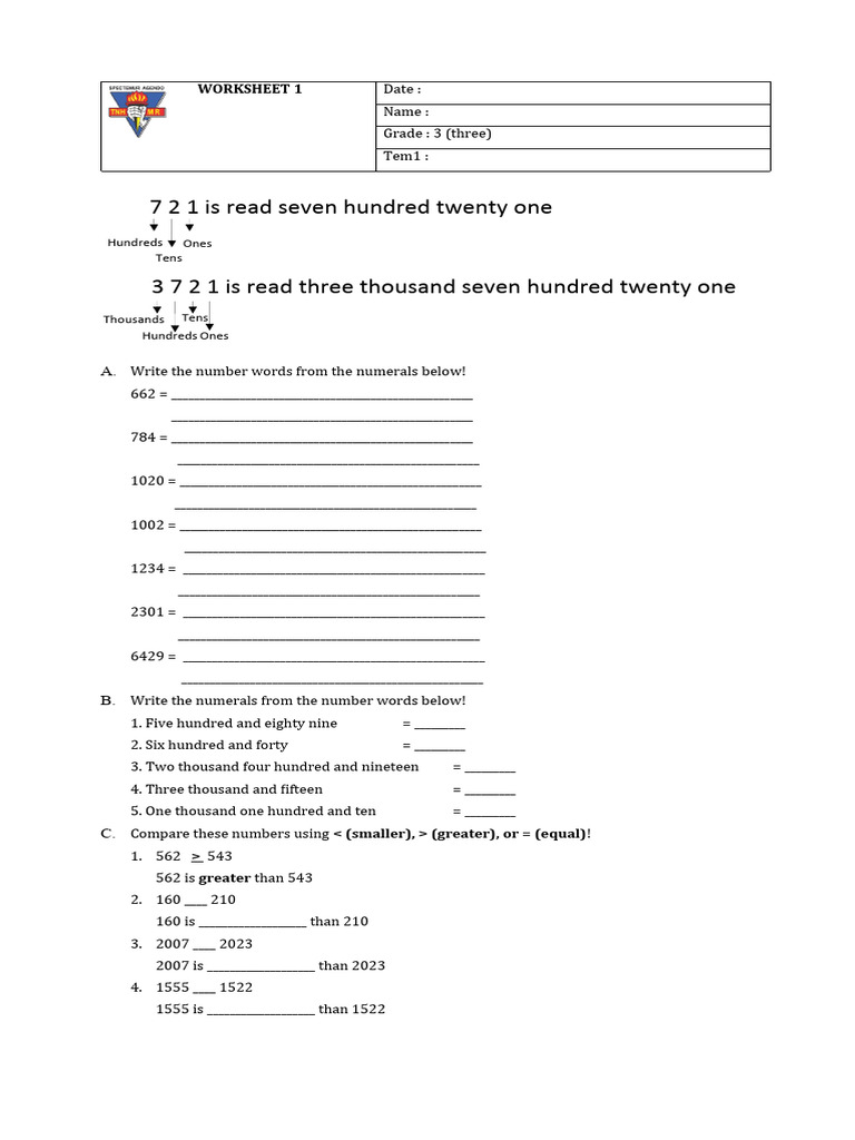 Worksheet 1 Pdf