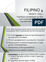 Filipino 4 q1 w8 Day 1 2