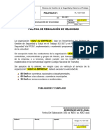 PLT-SST-008 Política de Regulación de Velocidad