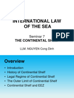 FN Seminar 7 - The Continential Shelf - International Law of The Sea