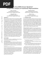 How Does BERT Answer Questions? A Layer-Wise Analysis of Transformer Representations