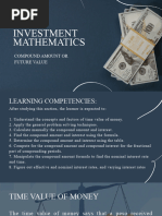 Group 5 - Investment Mathematics