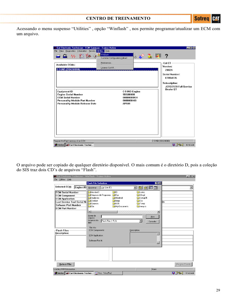 Programação de ECM com Winflash | PDF | Computadores