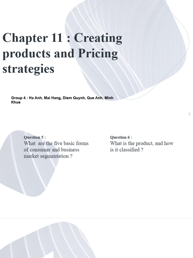 Product Creation and Pricing Strategies | PDF | Business