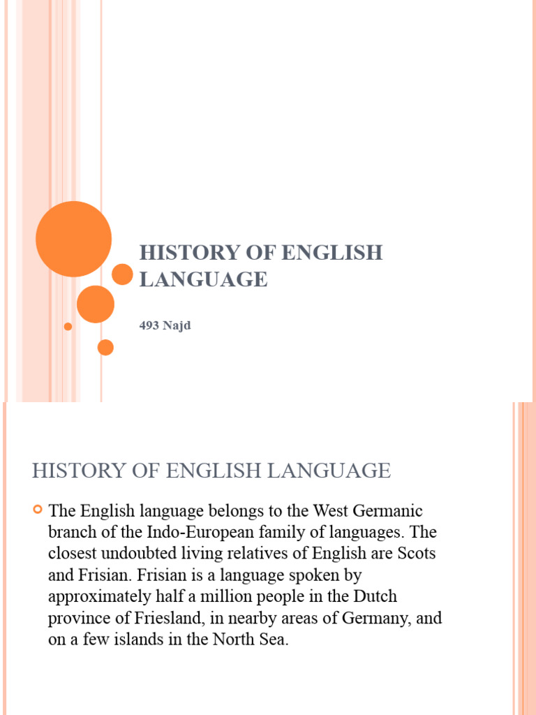 Evolution of the English Language | PDF | English Language | Vikings