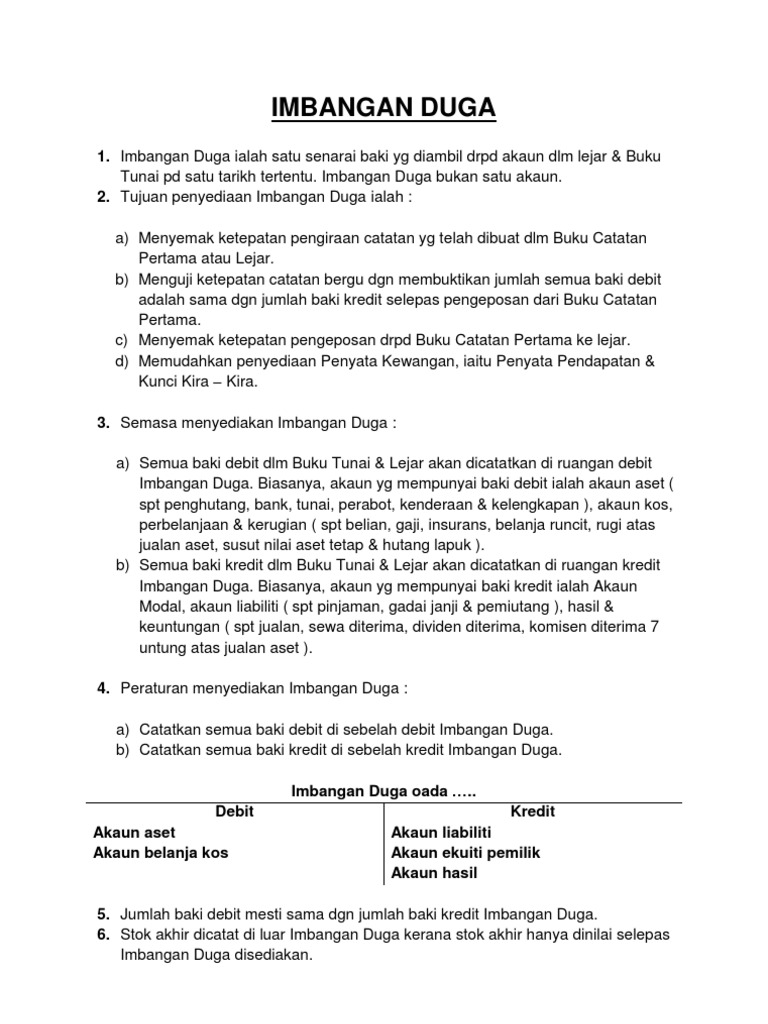 Imbangan Duga Pdf