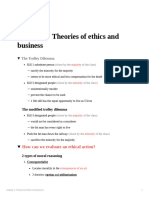 Chapter 2 Theories of Ethics and Business