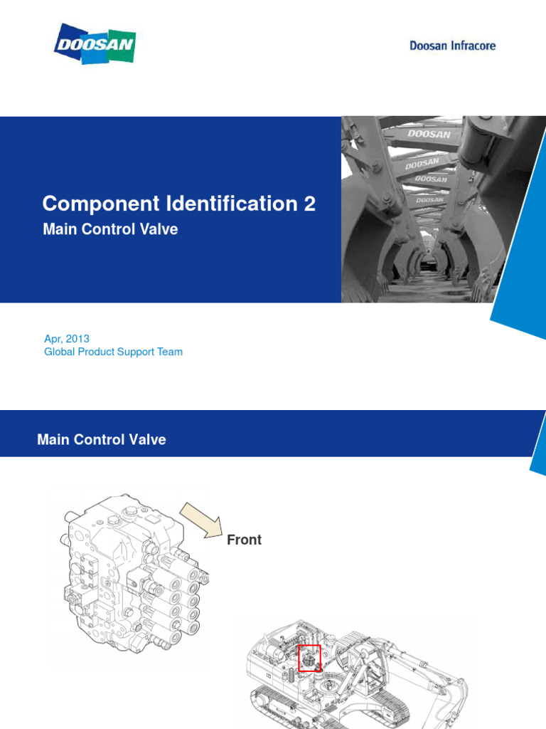 Main Control Valve Component Guide | PDF
