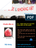 Vật chất và Khoáng vật - HK232-DUThanh