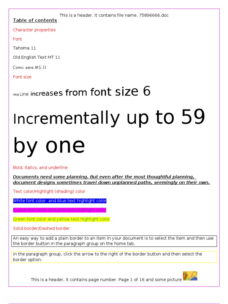 01 Doc Super Document | PDF | Paragraph | Text