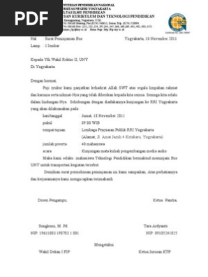 Surat Peminjaman Bus Pdf