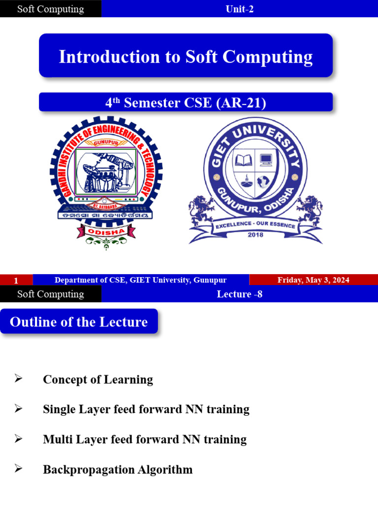 ISC Unit II Topic-3 | PDF | Artificial Neural Network | Computational ...