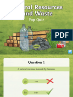 Natural Resources - Quiz