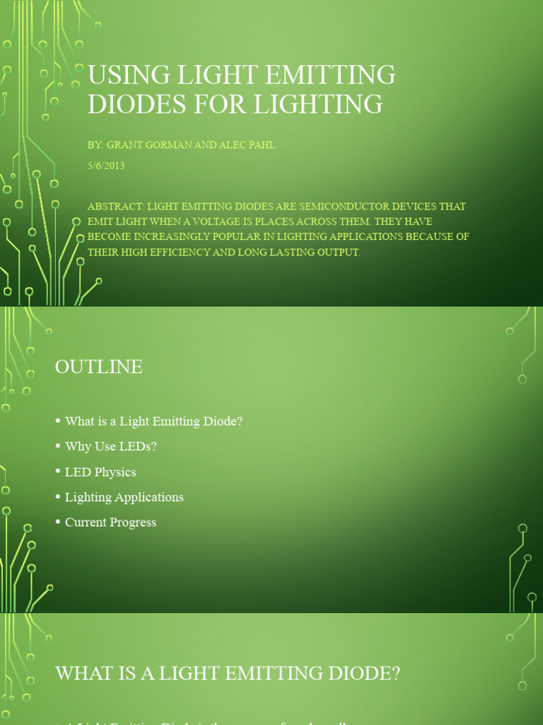 LED Lighting: Efficiency & Longevity | PDF | Light Emitting Diode | Diode