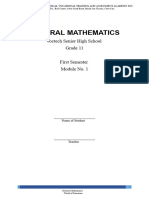 MODULE01 GENMATH Introduction To Functions