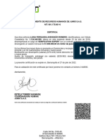 CertificadoLaboral 27072022