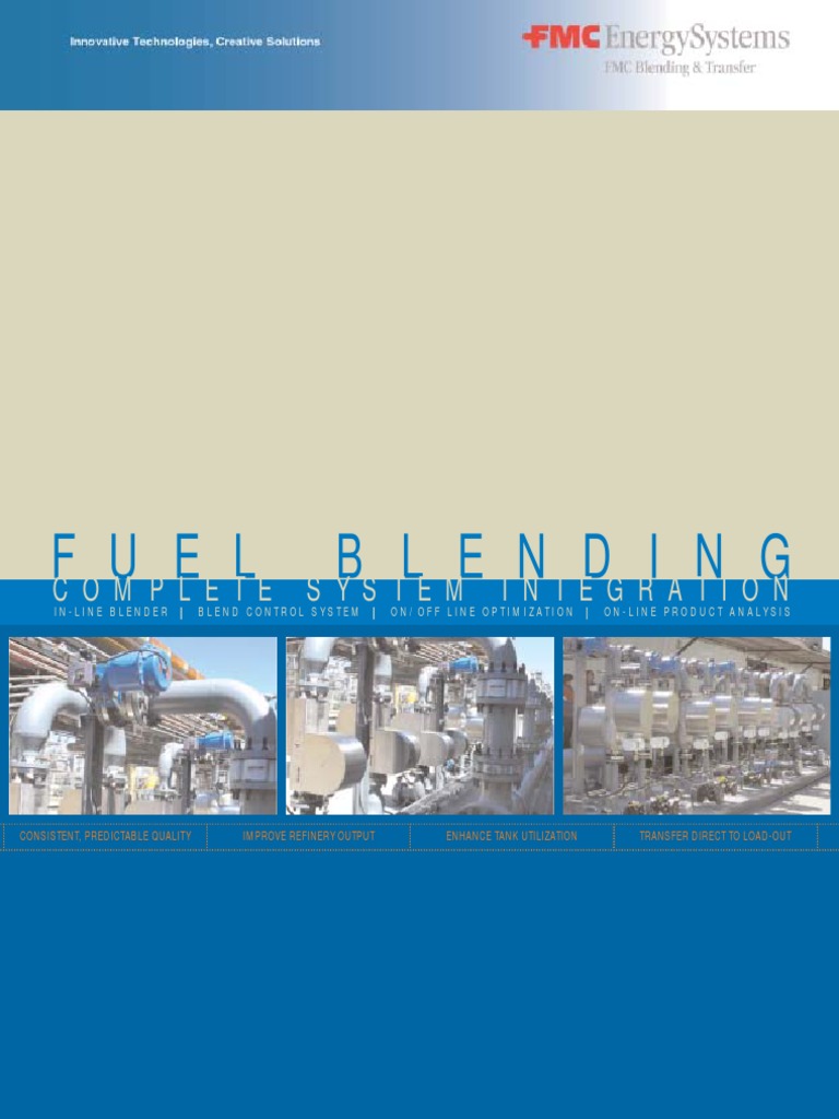 Fuels Blending PDF Scheduling (Production Processes) Programmable
