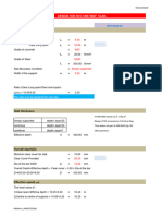 Design Detail for RCC One Way Slab