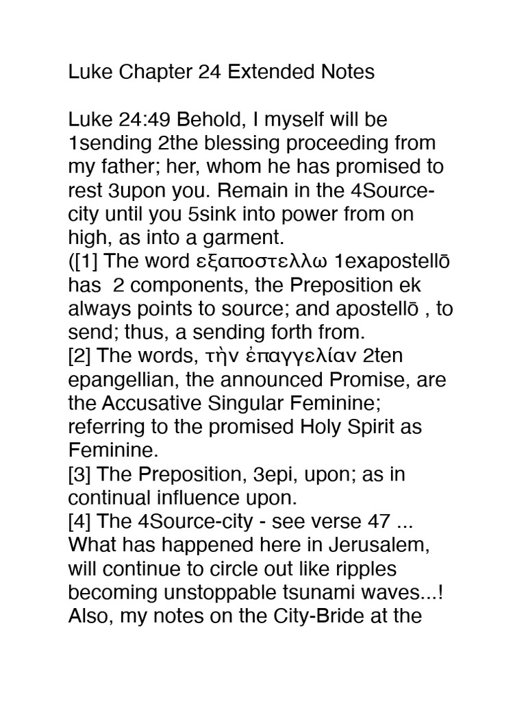 Luke 24 Recap