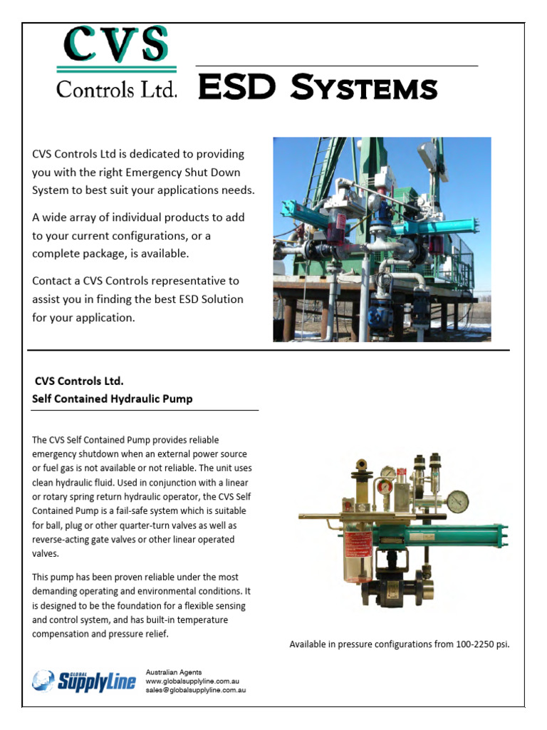 ESDV Valve Hydraulic Hand Pump Download Free PDF Actuator Valve