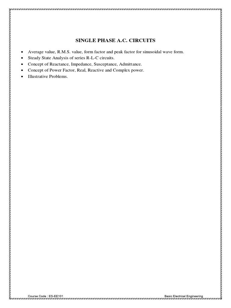 AC Concept | PDF | Electrical Impedance | Capacitor