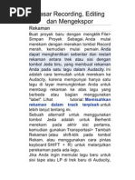 Contoh Laporan Progres Pekerjaan