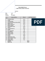 Format Transkrip Nilai