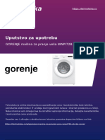 Uputstvo Za Upotrebu Gorenje Masina Za Pranje Vesa Wnpi72b 63cf816a5f687