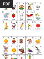 Abecedario de Animales en Español | PDF