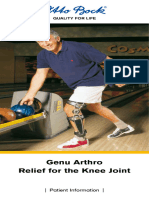 Genu Arthro Relief For The Knee Joint: Overview of The Advantages