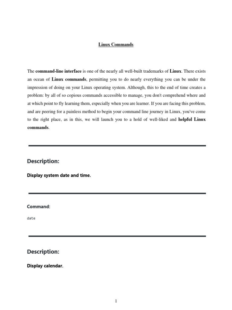 Linux Commands For Beginners 1671689214 | PDF | Linux | Operating System