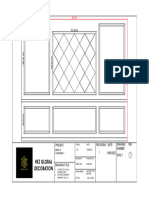 DWG 1 Classic Full Wall Wainscoting & Diamond Mirror