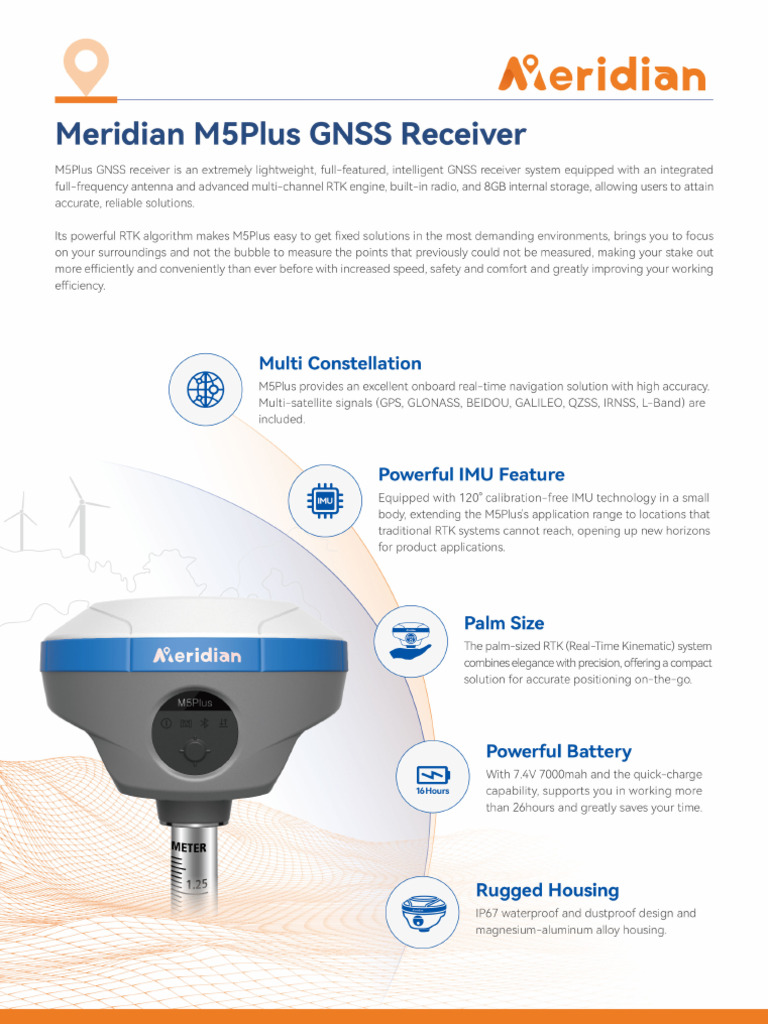 M5plus Gnss Receiver Brochure 20240112 Pdf