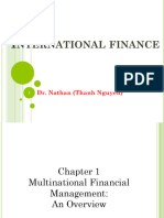 C1. Multinational finance management Overview