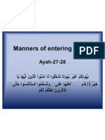 Manners of Entering A House and Bedrooms-F